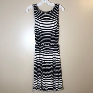 Merona Soft B&W Stripe Dress